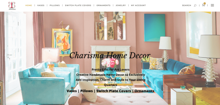 Charisma Home Decor, E-Commerce Store