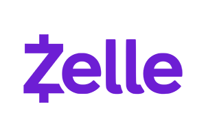 zelle purple and white logo