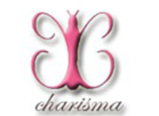 Charisma Home Decor, pink and white butterfly logo